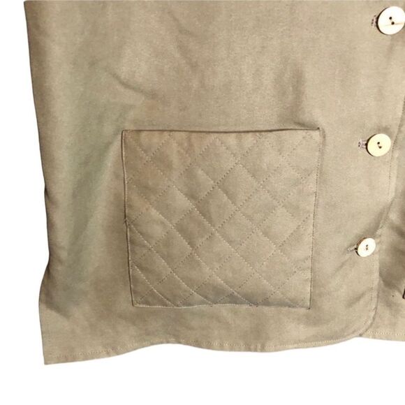 NWT! Orvis 100% silk taupe vest. Size medium - Picture 6 of 9